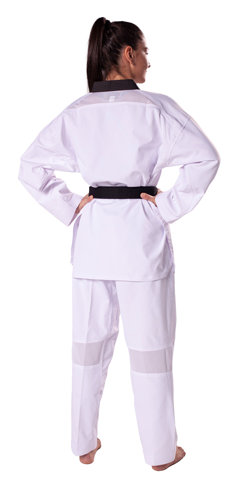 Dobok Taekwondo Premiere Plus revers noir - WT reconnu
