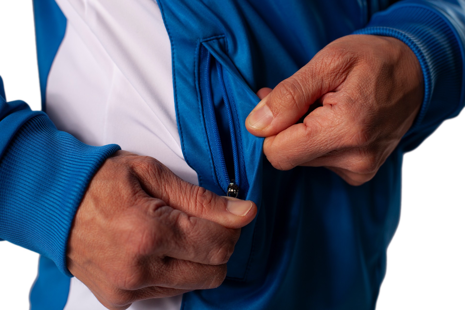 Survêtement 1980 bleu/blanc/rouge