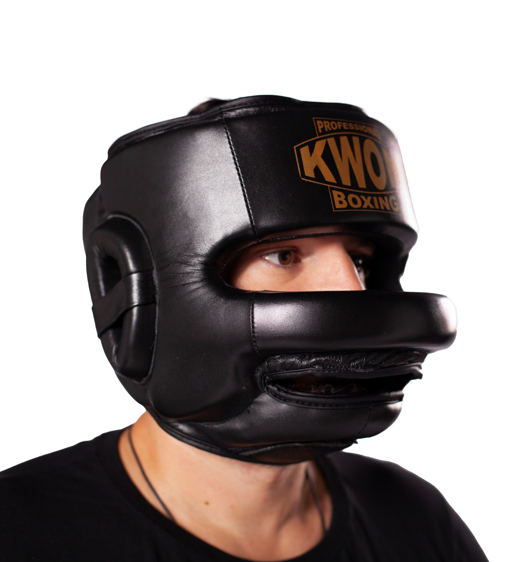 Casque de boxe avec barrette nasale