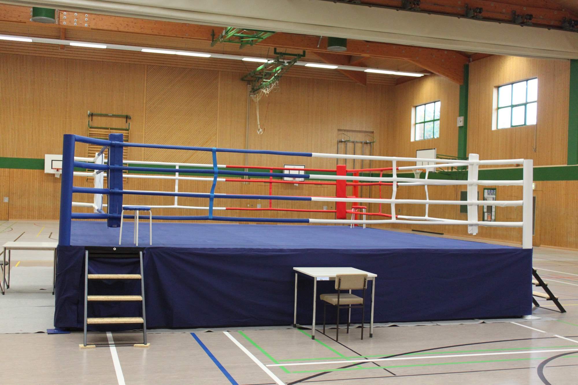Haut ring de boxe 6,50 x 6,50 m