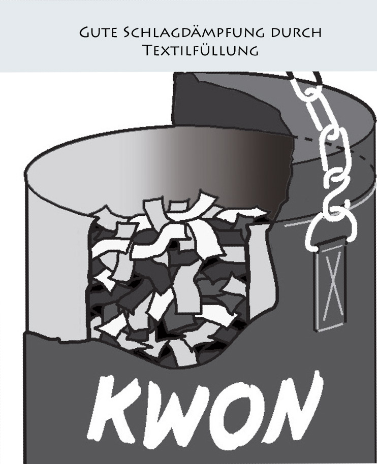 Sac de sable Bleu, 180 cm, rempli